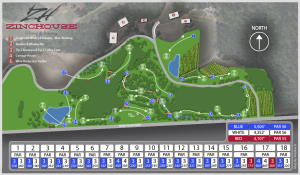 ZincHouse Disc Golf Map